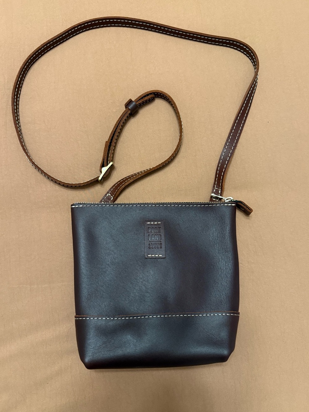 NWOT Portland Leather Goods Festival Bag - Cognac